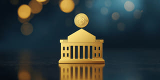 Estilo noticiero sobre el interés de instituciones en los ETF de criptomonedas